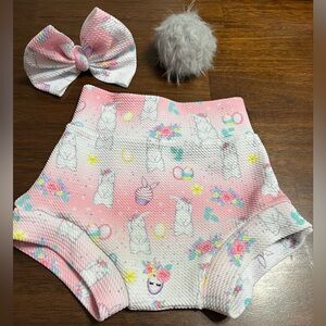 Bummie and bow set